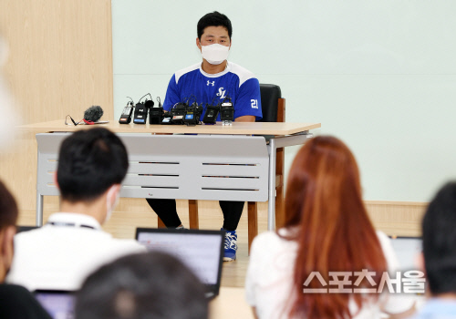 [포토] 삼성 오승환, 출격을 앞둔 기자회견!