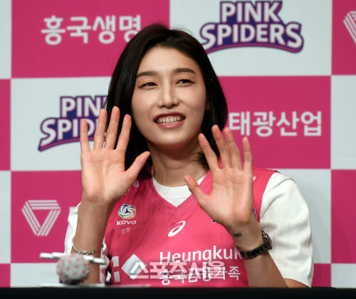 [포토] 국내복귀 김연경 \'상 욕심 없다\'