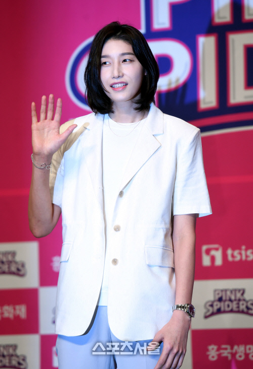 [포토] 김연경, 반가운 복귀 인사