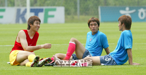 한국 축구 국가대표팀 훈련 2004