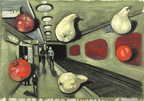 11_유근택_Belin풍경_36x50cm_한지에 수묵채색_2019