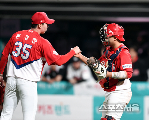 [포토] 문경찬-한승택 \'이겼다\'