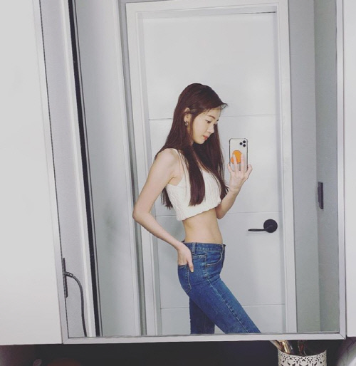 '윤전일♥' 김보미, 임신 중 D라인 공개 "여러분 저도 배나와요"