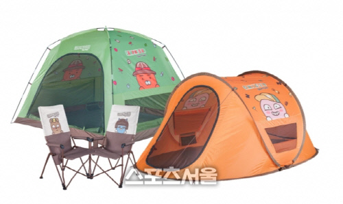 이마트, 카카오프렌즈 캠핑용품 한정 판매