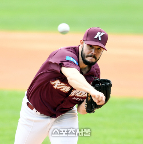 "구속 나쁘지 않다" 키움 브리검, 7월 중순 복귀 예정[SS현장]