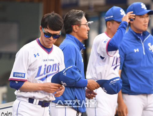 [포토] 삼성 허삼영 감독, 오늘은...꼭!