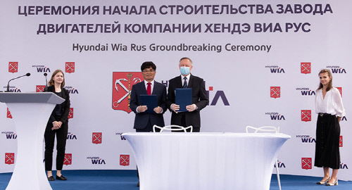 현대위아, 러시아에 엔진공장 짓고 연간 24만대 엔진 생산 추진