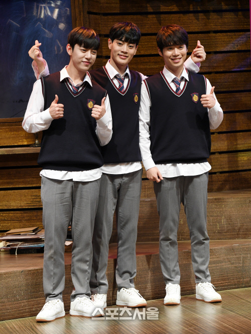 [포토]뮤지컬 \'더 모먼트\'의 \'소년\'들, 정대현-김지온-홍승안