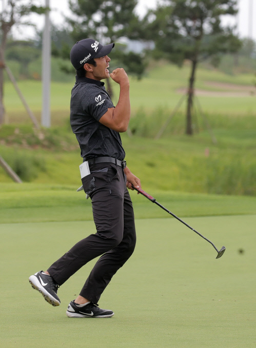 18번홀 그린 이수민 우승 세레머니