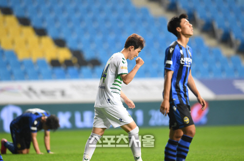 [포토]인천-전북, 동점골 성공한 전북 이승기