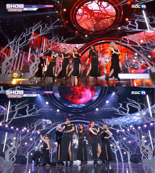 여자친구, 신곡 'Apple'로 '쇼챔' 1위…변신 통했다