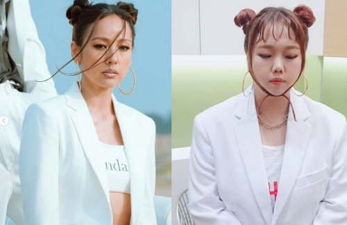 "웃긴데 닮았어?!" 홍현희, 린다G 이효리 패러디 '(때)린다G' 공개[★SNS]