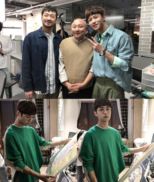 '그놈이 그놈이다' 서지훈, 이말년X주호민과 훈훈 인증샷