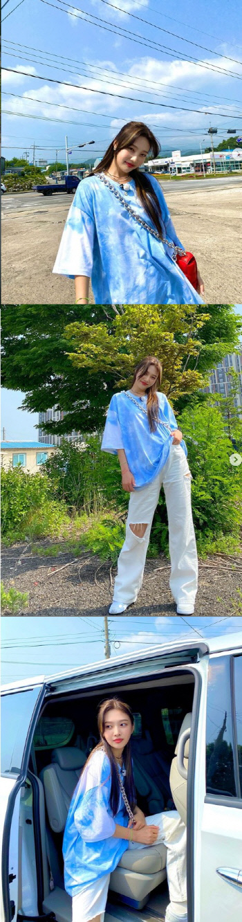 레드벨벳 조이, 장마철 비구름도 물러갈 환한 미소 [★SNS]