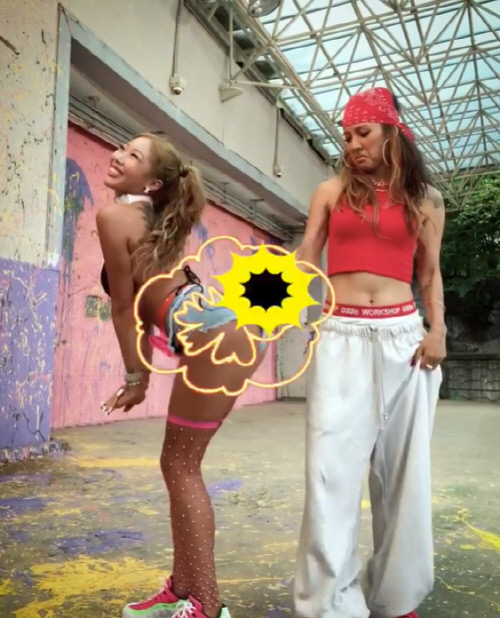 제시, '환불원정대' 멤버 '이효리'와 '핫'섹시 댄스[★SNS]