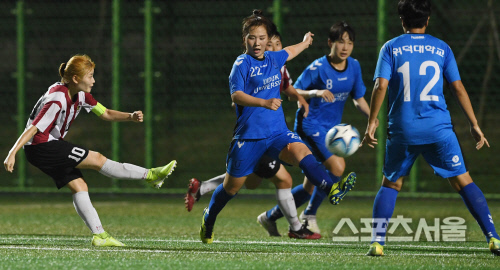 [포토] 고려대 송재은, 과감한 슈팅!