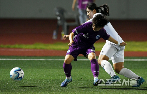 [포토] 문경대 이지현 - 세한대 박하정, 뜨거운 투지!