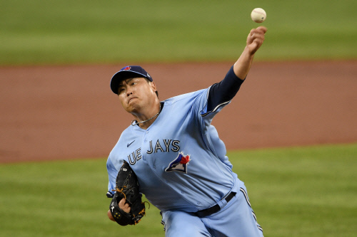 투구하는 류현진