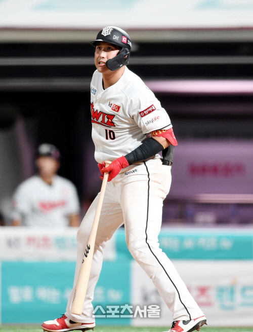 [포토] 황재균 '아~ 파울이야'