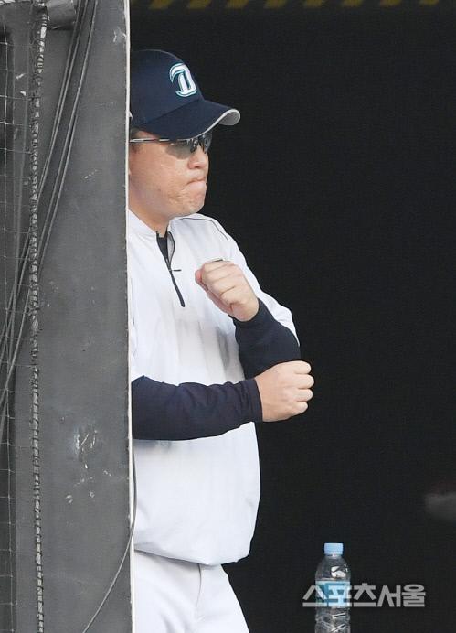 [포토] NC 이동욱 감독, 강공 가자고~!