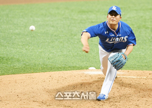 [포토] 삼성 심창민, 복귀전 역투!