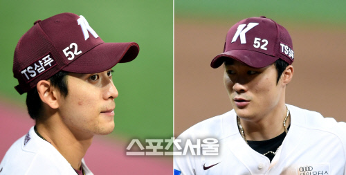 [포토] 이정후-김하성 \'부상중인 박병호를 위하여\'