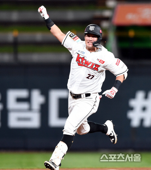 [포토] kt 배정대, 끝내준 사나이!