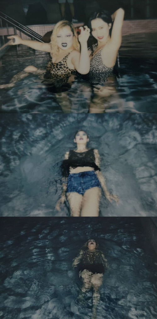 '핵매운맛' 여은파 한혜진, 물귀신의 환생? 심령사진급 호캉스컷으로 웃음[★SNS]