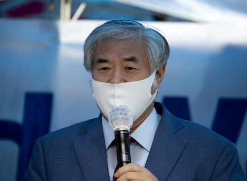 전광훈 목사, 코로나19 퇴원 후 기자회견