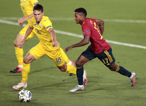 Spain Ukraine Nations League Soccer