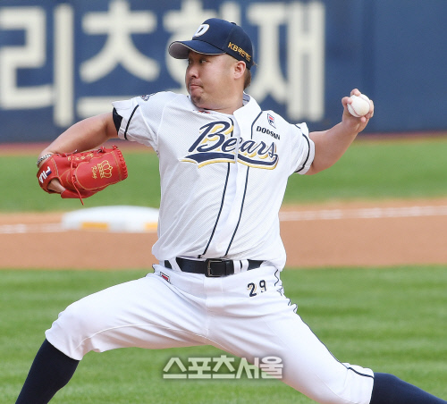 [포토] 두산 유희관, 8승 도전!