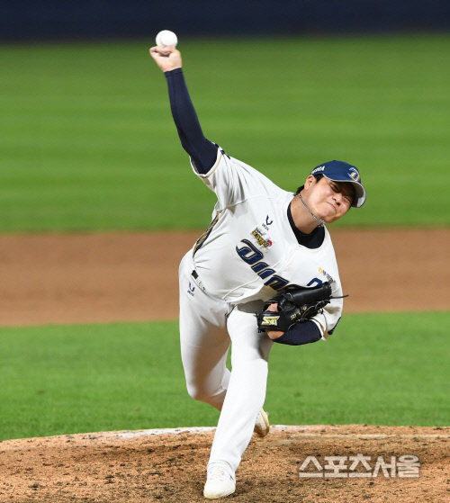 [포토] NC 소이현, 13-8 승리에 마침표를!