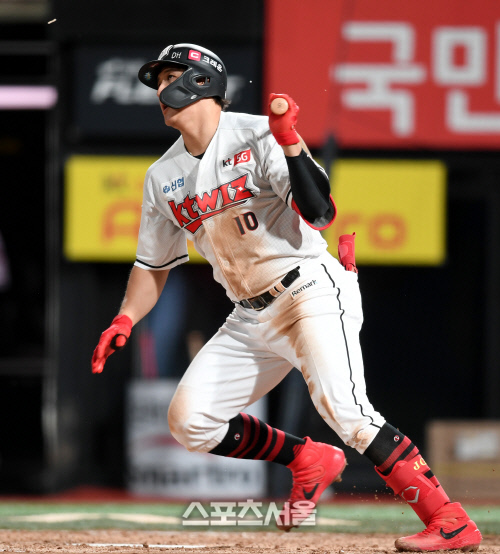 [포토] 황재균 '또 안타야'