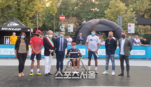 해외에서도 선한 영향력…권순우, 佛 포를리서 대회 전 자선 이벤트 참여