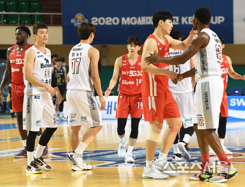 [포토] 서울 SK, B조 예선... 전자랜드에 84-81로 승리!