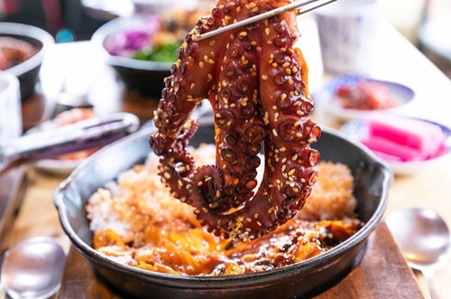 [스포츠서울 고객신뢰도대상: 벵디] 제주도 핫플레이스 돌문어덮밥