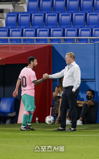 메시-쿠만 지로나 프리시즌 경기