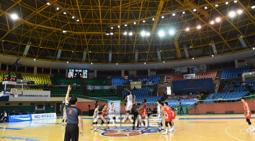 [포토] 2020 KBL 컵대회, 코로나 뚫고...군산에서 피우는 농구 열기!
