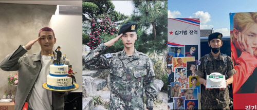 아이돌★ 전역러시, SNS 소통 효과 톡톡→줄어든 '군백기'[SS초점]