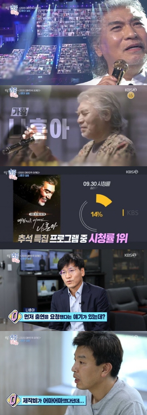 '연중라이브' 나훈아 섭외 비하인드부터 출연료 이야기까지