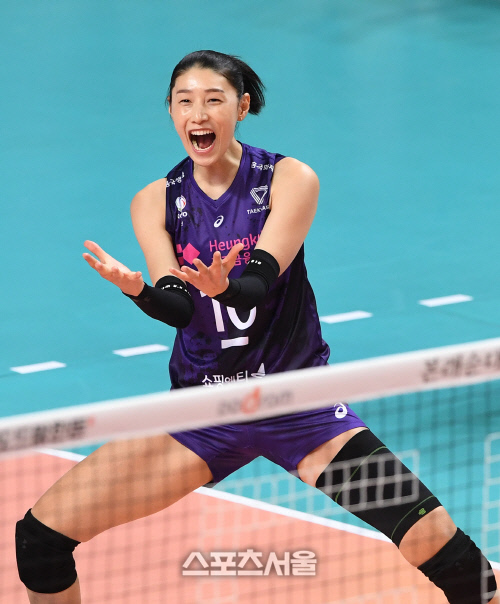 [포토] 흥국생명 김연경, 너무 좋아~