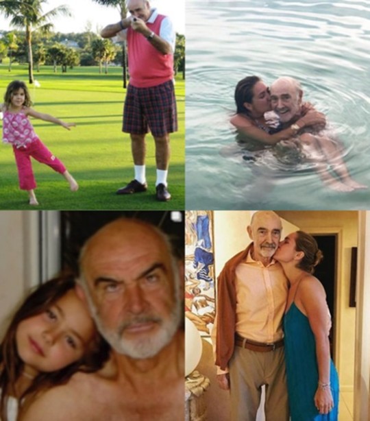 '타계' 숀 코너리, 손녀 SNS에 사진 공개+아내 "치매투병 중이었다"