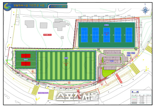 1권선지구 생활체육시설 조성 계획도.