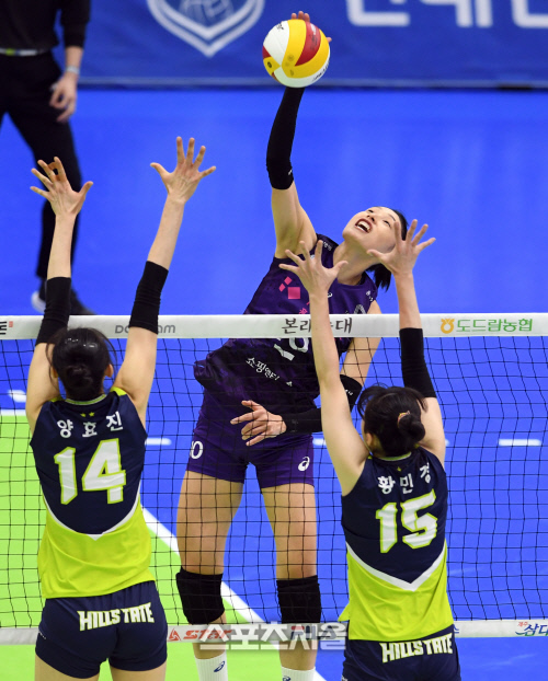 [포토]흥국생명 김연경, 오늘도 이길거야!