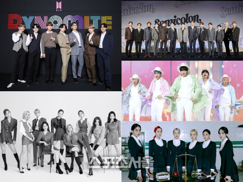 빅히트 사단이 끌고, JYP가 밀고…연말 가요계는 디스코 열풍[SS이슈]