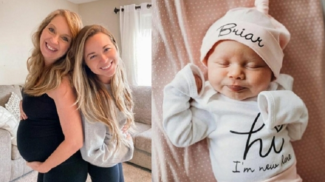  美 50대 여성, 불임인 딸 대신 대리모로 손녀 출산 '감동'