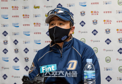 [패장] 이동욱 감독 "구창모가 6이닝까지 버텨준게 만족스럽다'[KS2차]