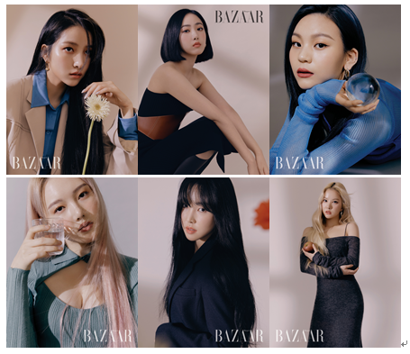 '여자친구', 패션 화보서 반전매력...디스코퀸 →청순미 물씬