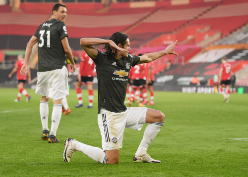 'SNS에 인종차별적 단어 사용' 카바니, 3경기 출전 정지 가능성