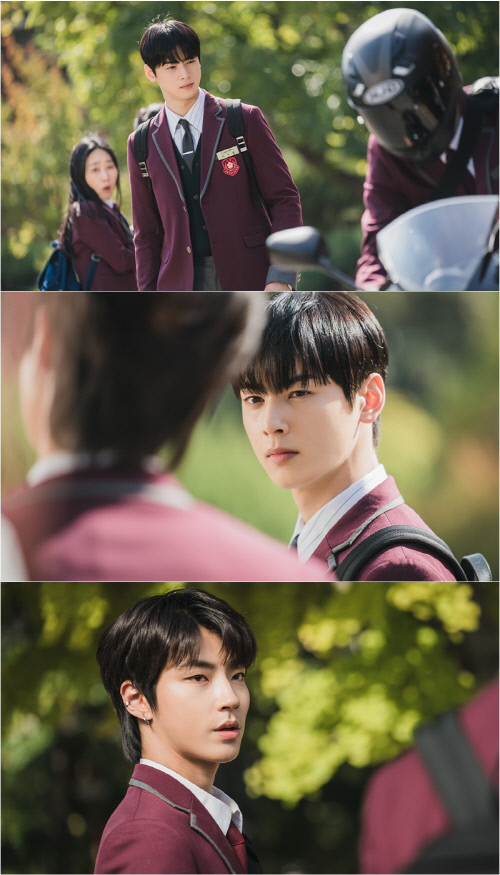 '여신강림' 차은우vs황인엽, 일촉즉발 신경전 발발…긴장감 폭발